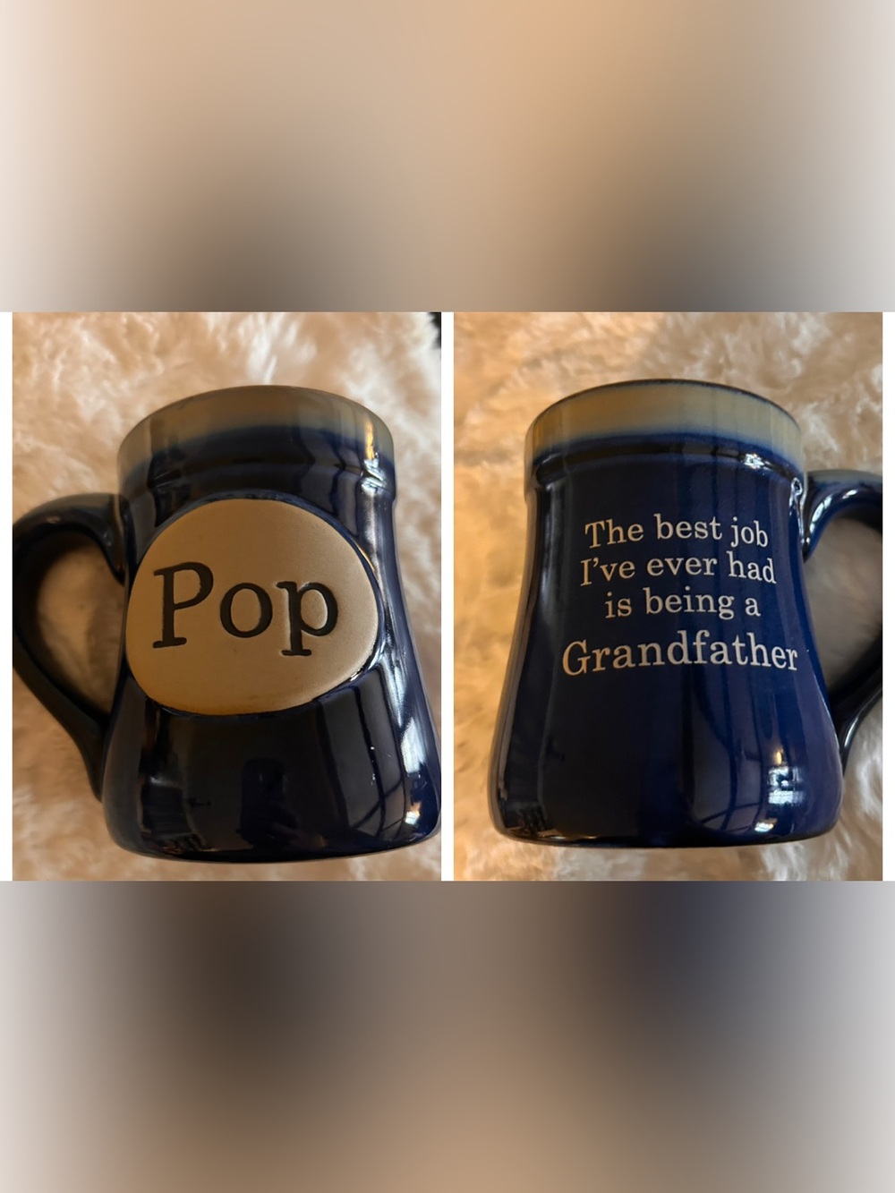 Burton+Burton POP Grandfather Mug Ceramic 18 Oz Microwave Safe father day